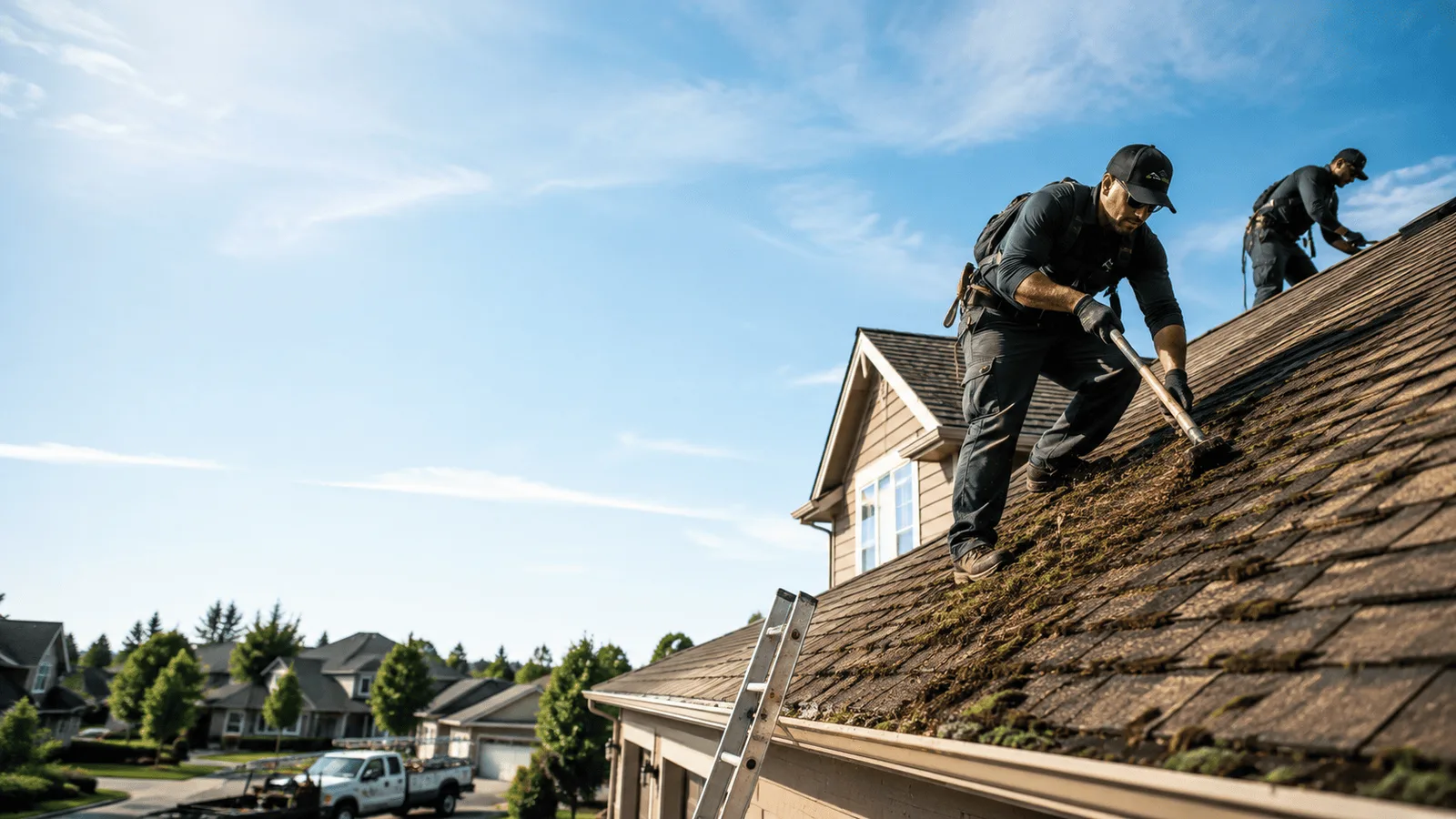 Roof Moss Removal in Kell, IL near me